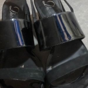 Funky Patent Leather Sandals ...